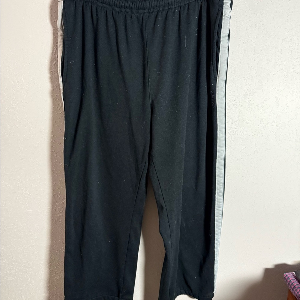 Men’s M Black Reebok Athletic, Athleisure, Workout, Exercise, Sweatpants